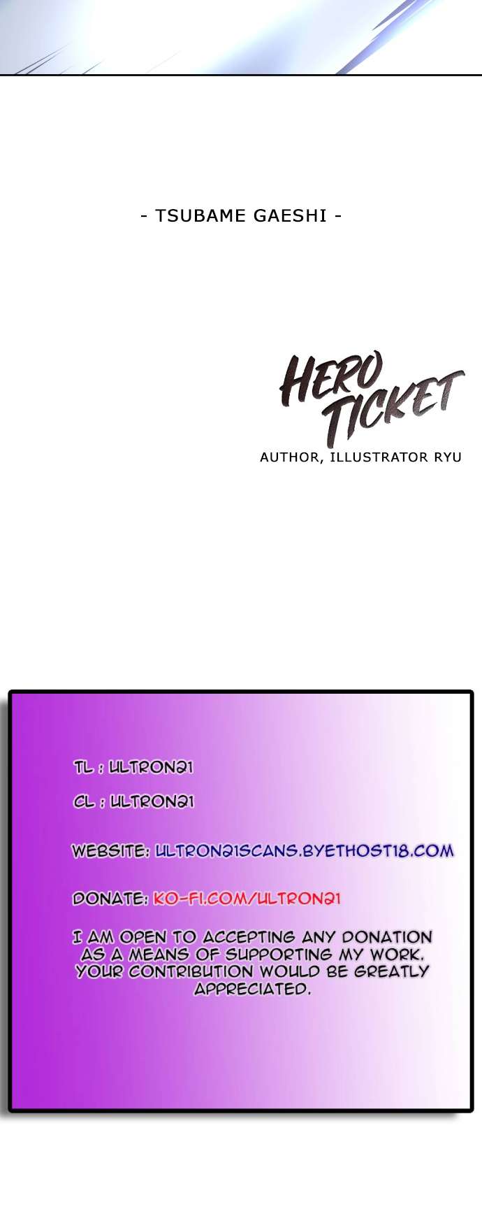 Read Hero Ticket ENGLISH Manga Online