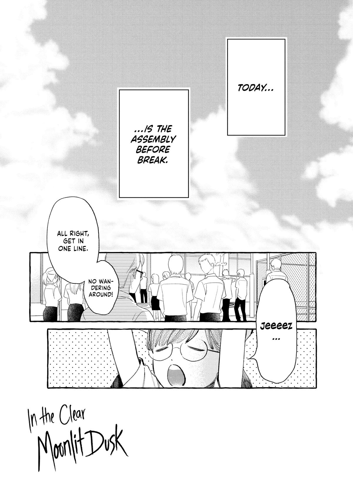 Read In the Clear Moonlit Dusk ENGLISH Manga Online