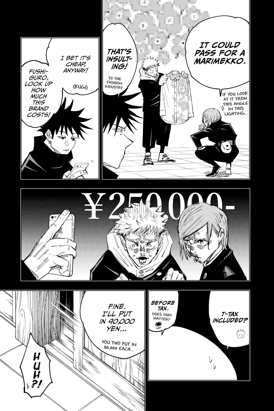 Read Jujutsu Kaisen ENGLISH Manga Online
