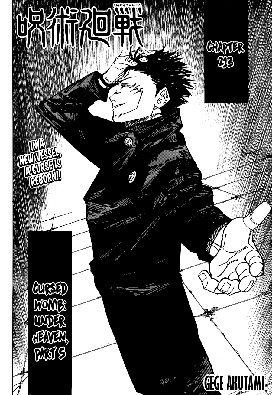 Read Jujutsu Kaisen ENGLISH Manga Online