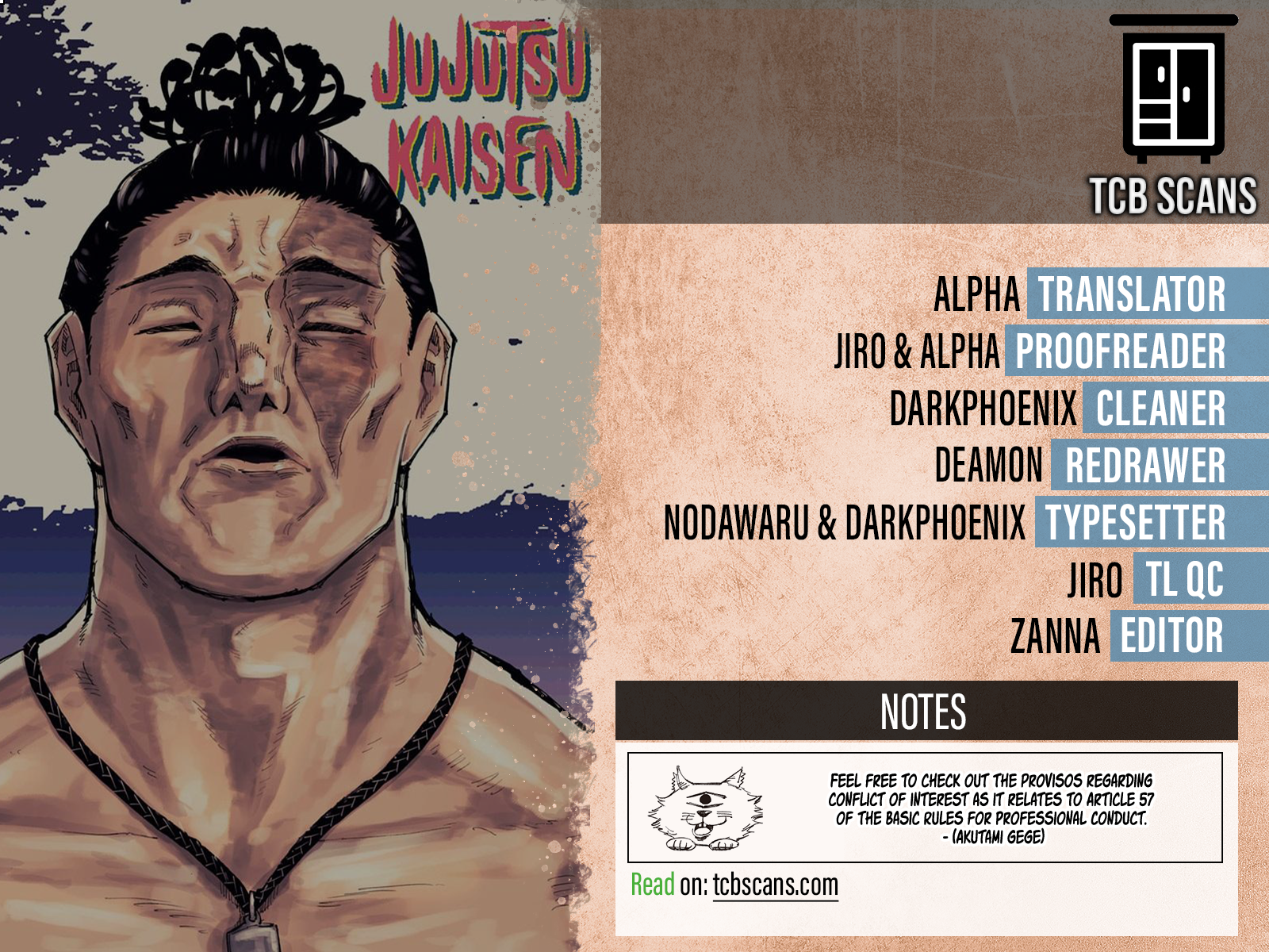 Read Jujutsu Kaisen ENGLISH Manga Online