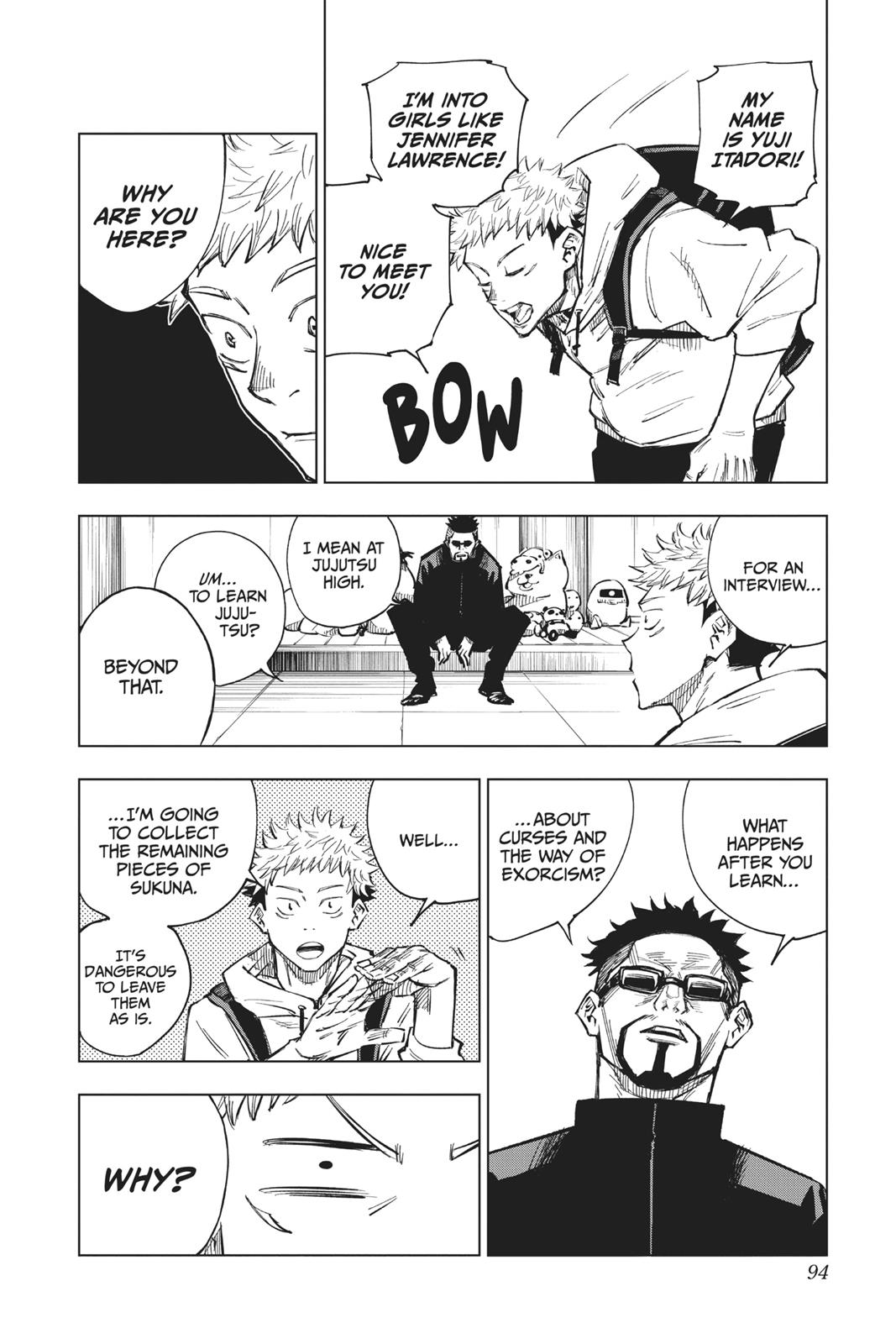 Read Jujutsu Kaisen ENGLISH Manga Online