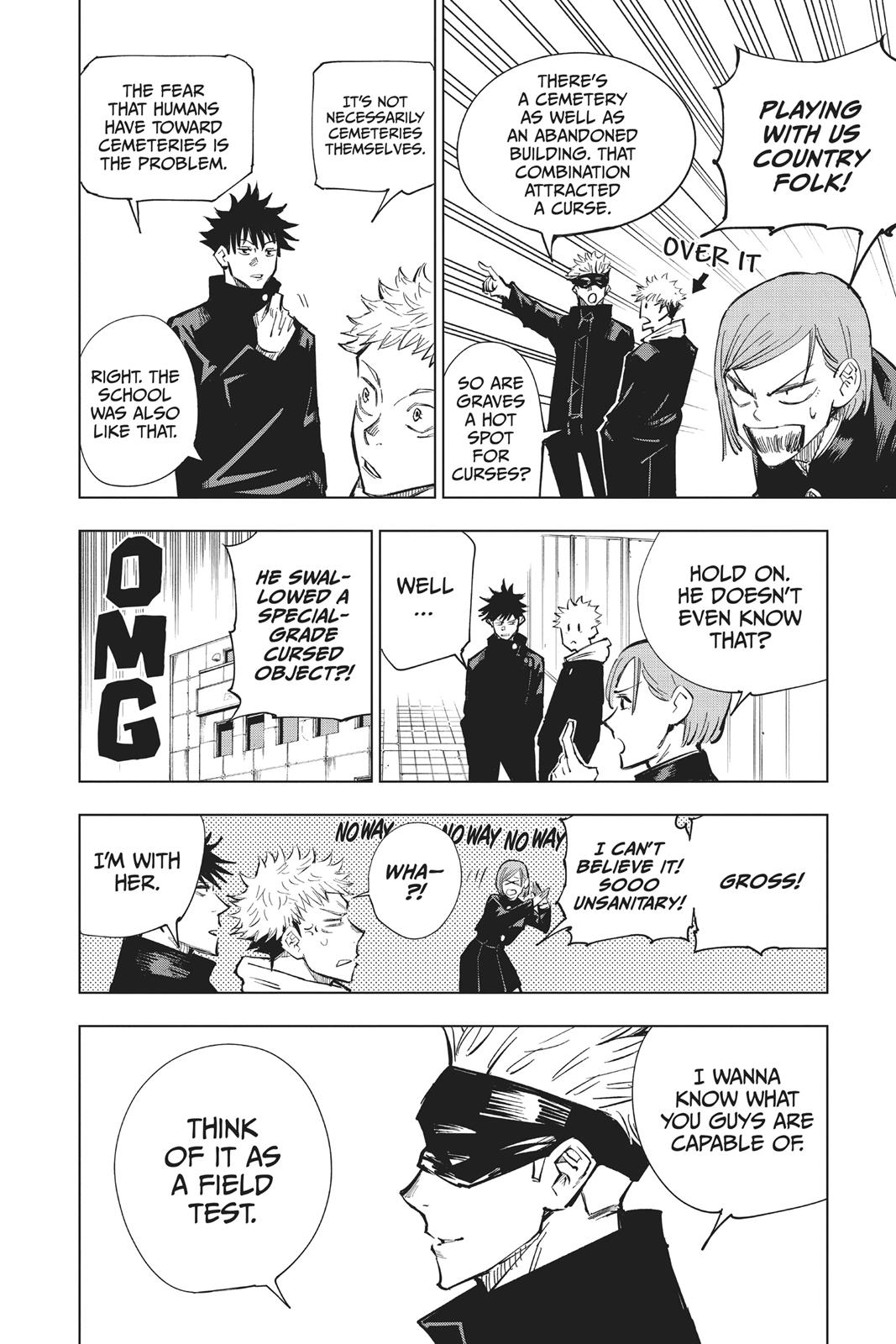 Read Jujutsu Kaisen ENGLISH Manga Online