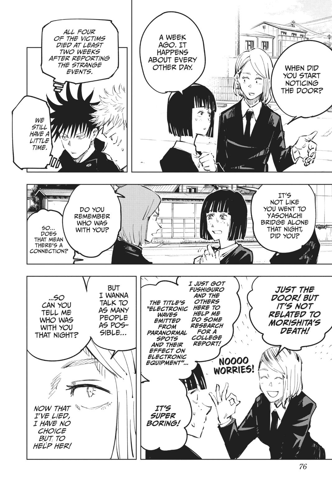 Read Jujutsu Kaisen ENGLISH Manga Online