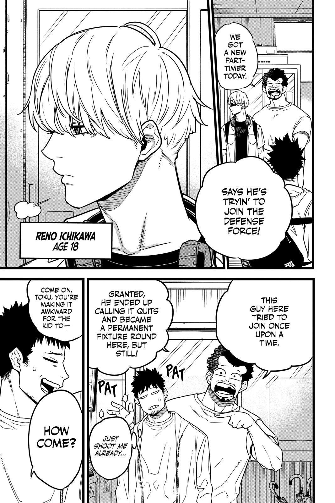 Read Kaiju No.8 ENGLISH Manga Online