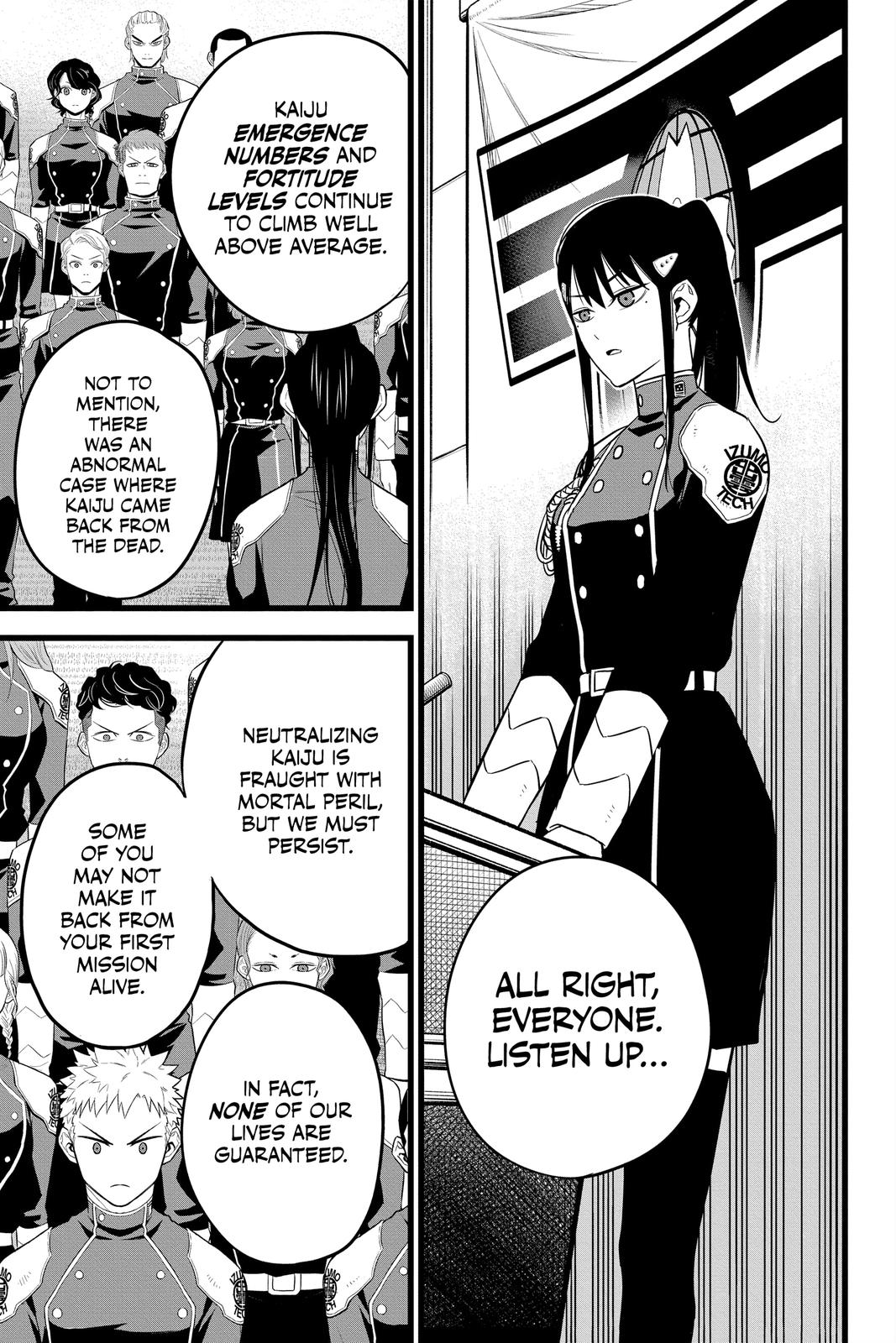 Read Kaiju No.8 ENGLISH Manga Online