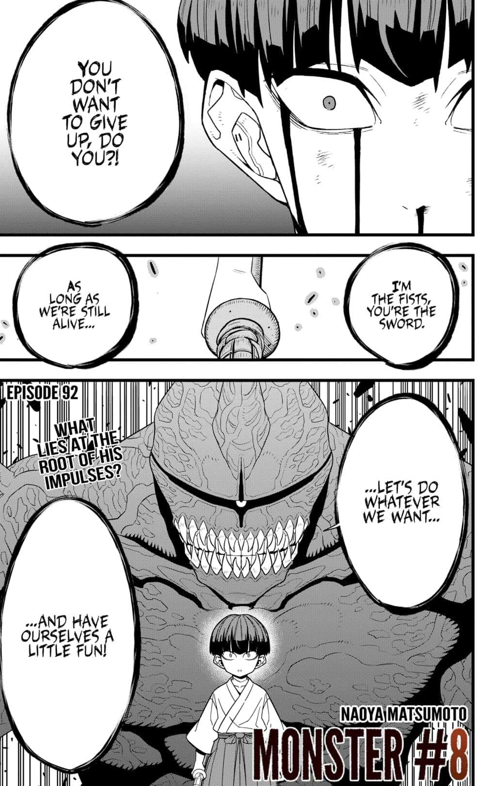 Read Kaiju No.8 ENGLISH Manga Online