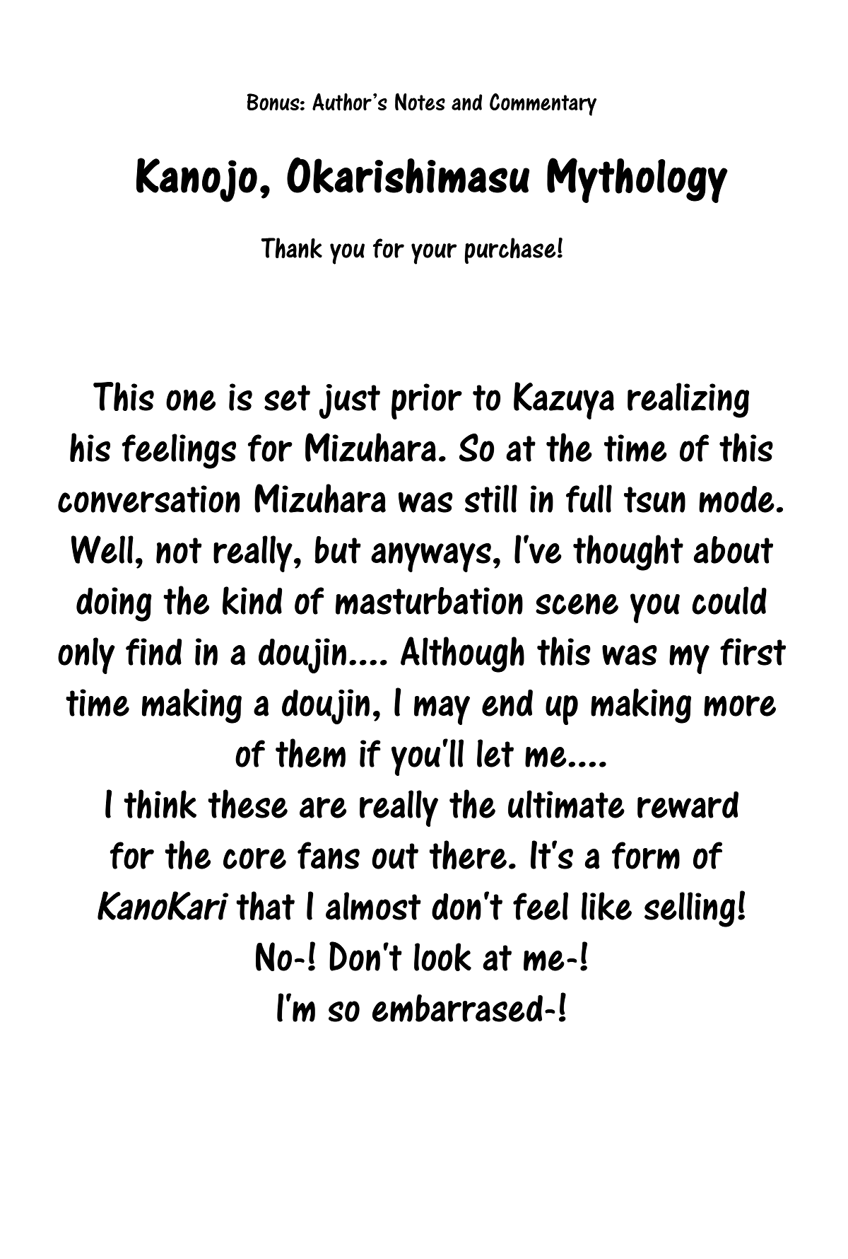 Read Kanojo, Okarishimasu - The Official Anthology ENGLISH Manga Online