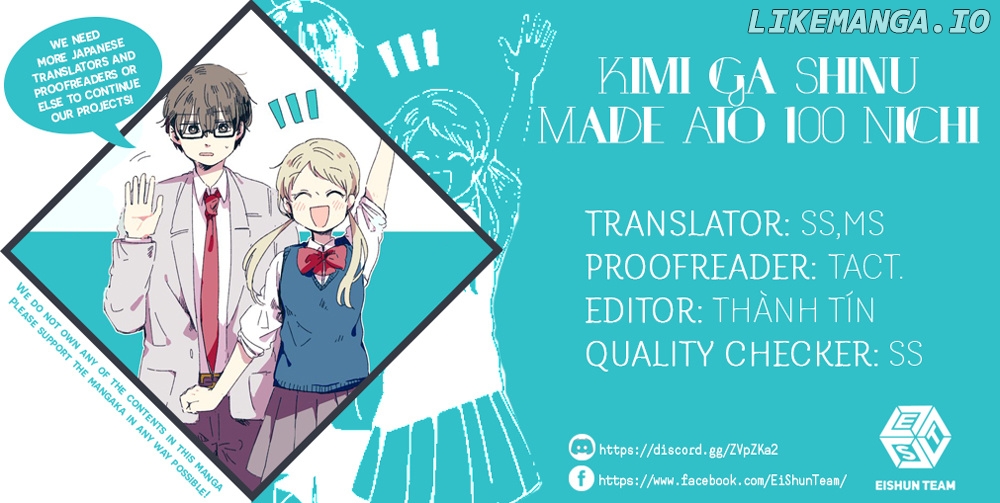 Read Kimi Ga Shinu Made Ato 100 Nichi ENGLISH Manga Online