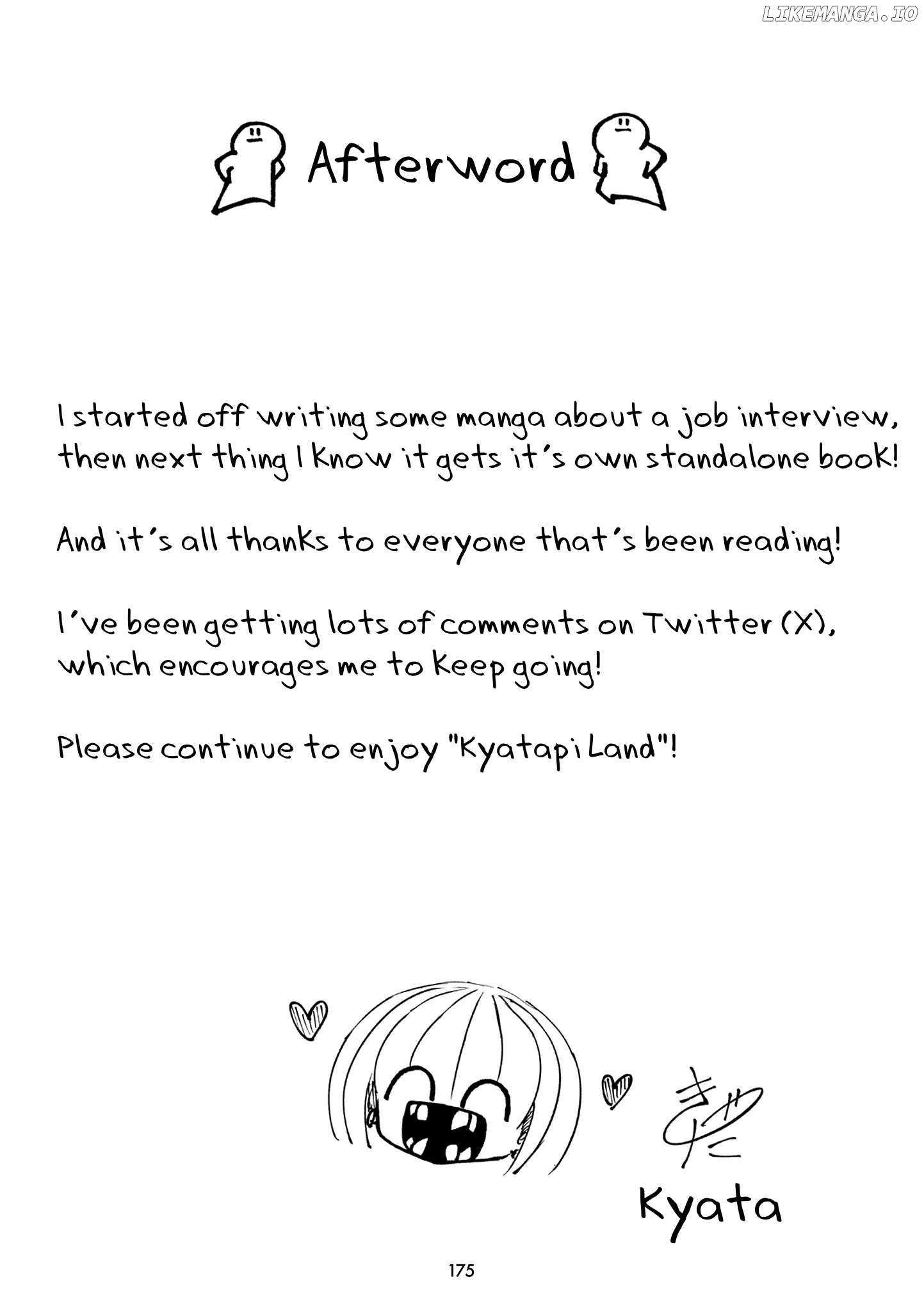 Read Kyatapi Land ENGLISH Manga Online