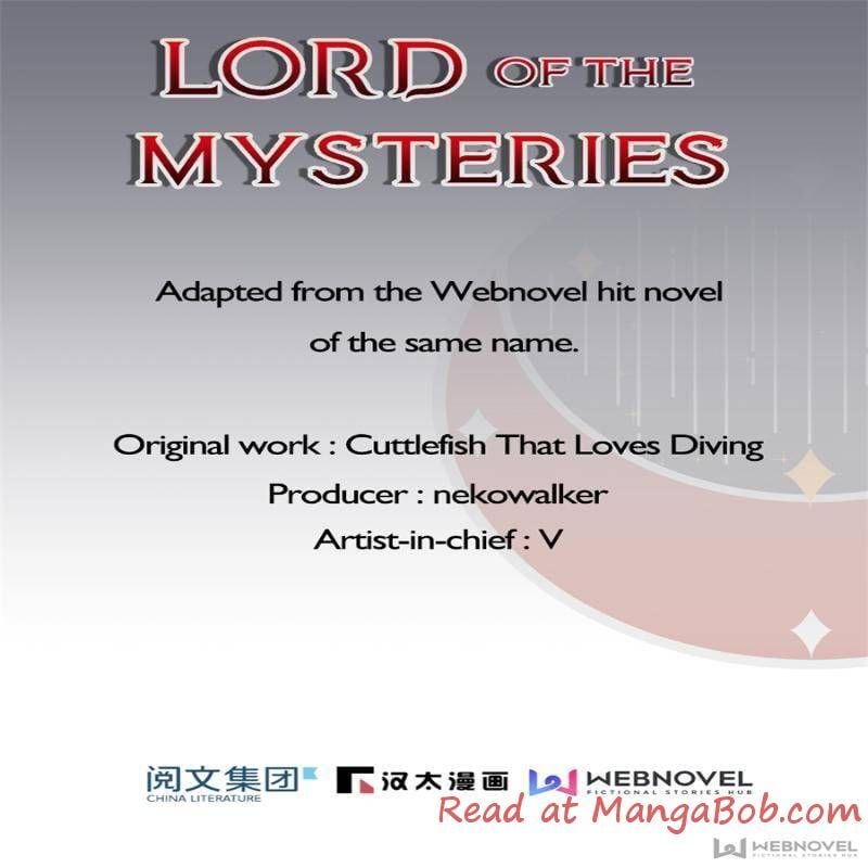 Read Lord of the Mysteries ENGLISH Manga Online