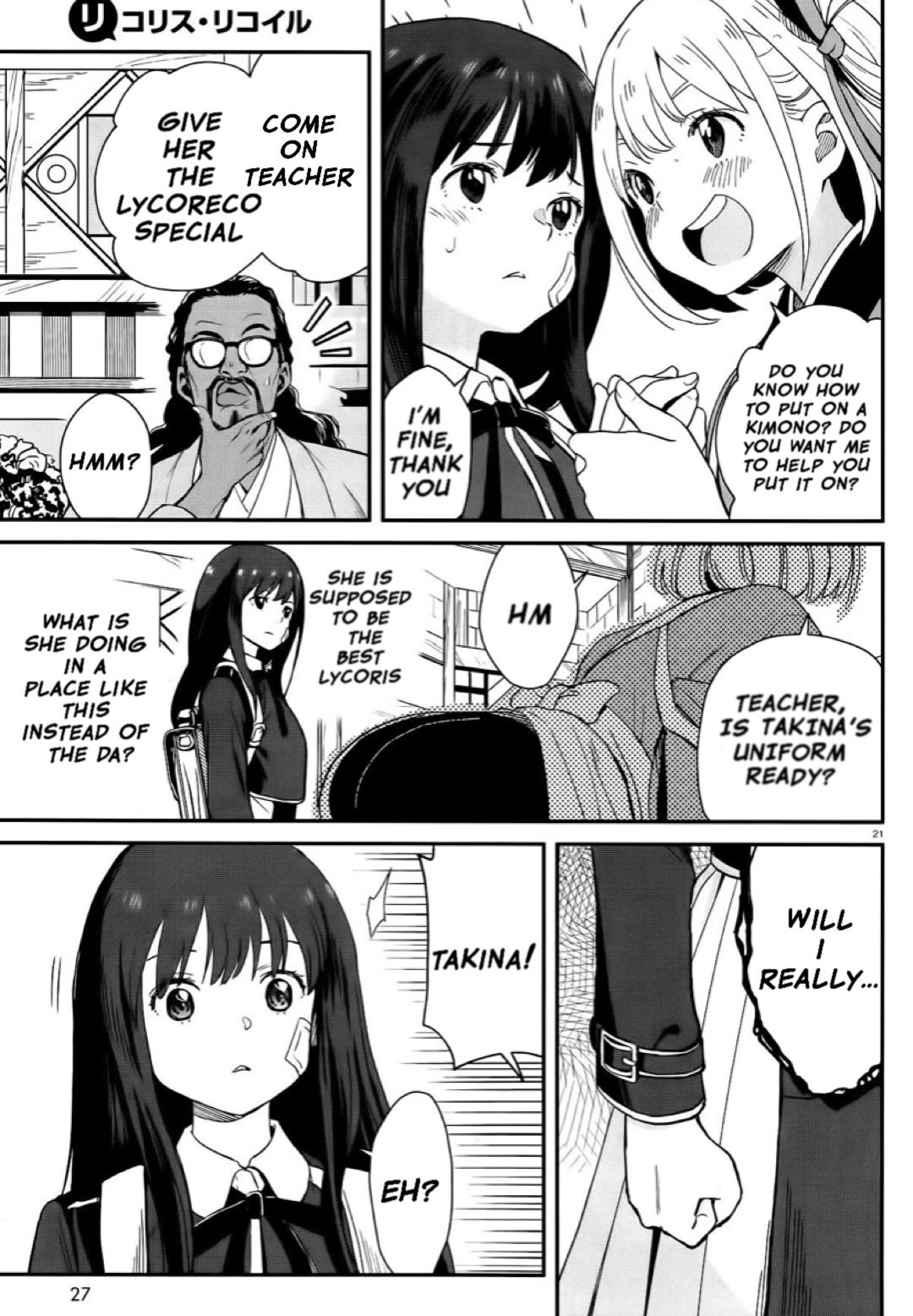 Read Lycoris Recoil ENGLISH Manga Online