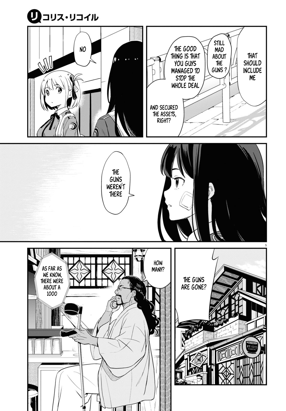 Read Lycoris Recoil ENGLISH Manga Online