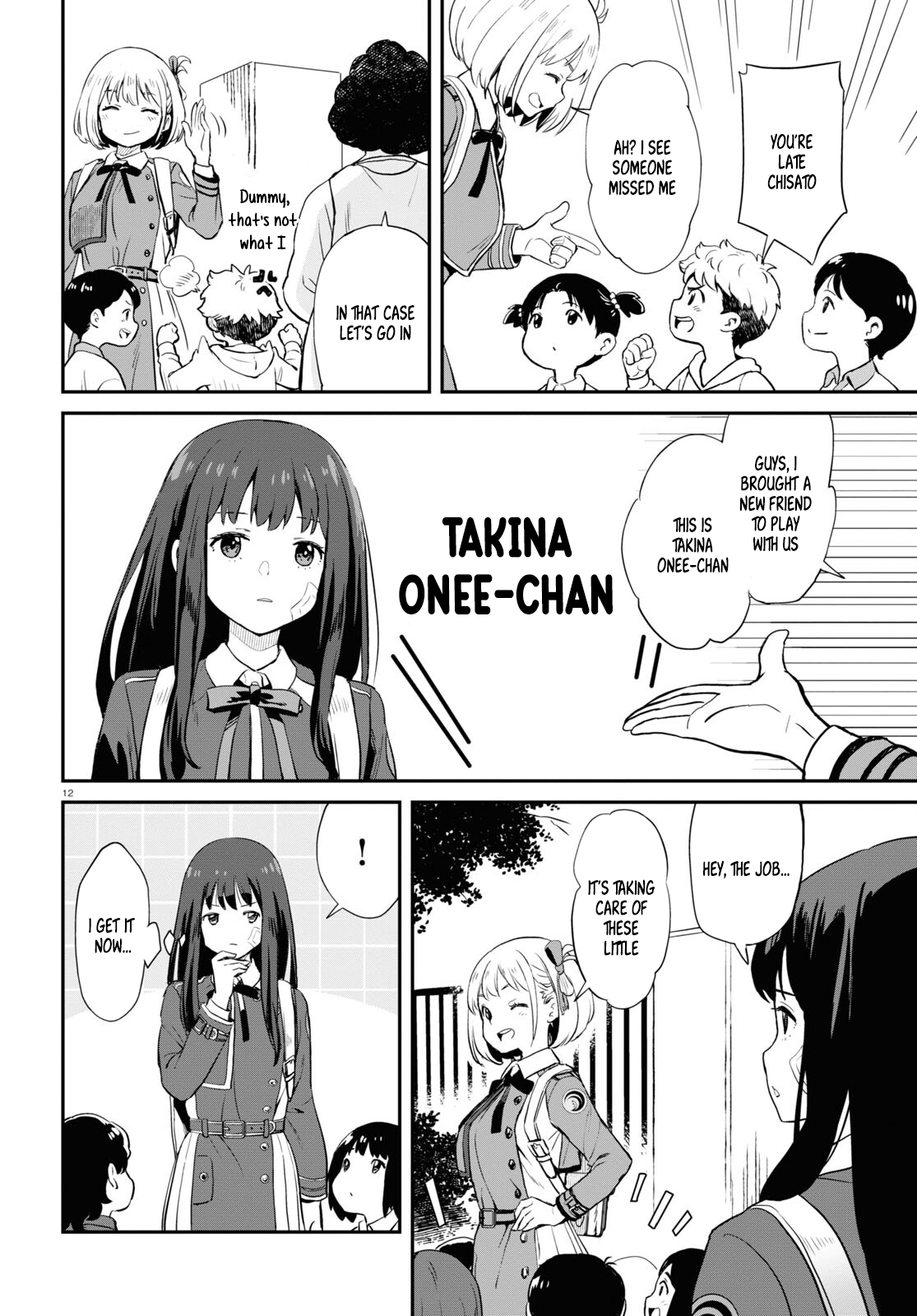 Read Lycoris Recoil ENGLISH Manga Online