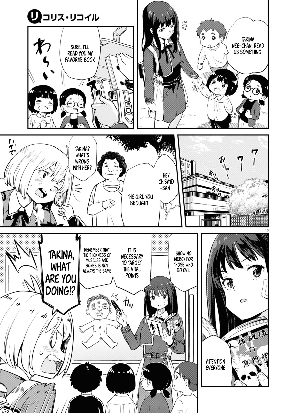 Read Lycoris Recoil ENGLISH Manga Online