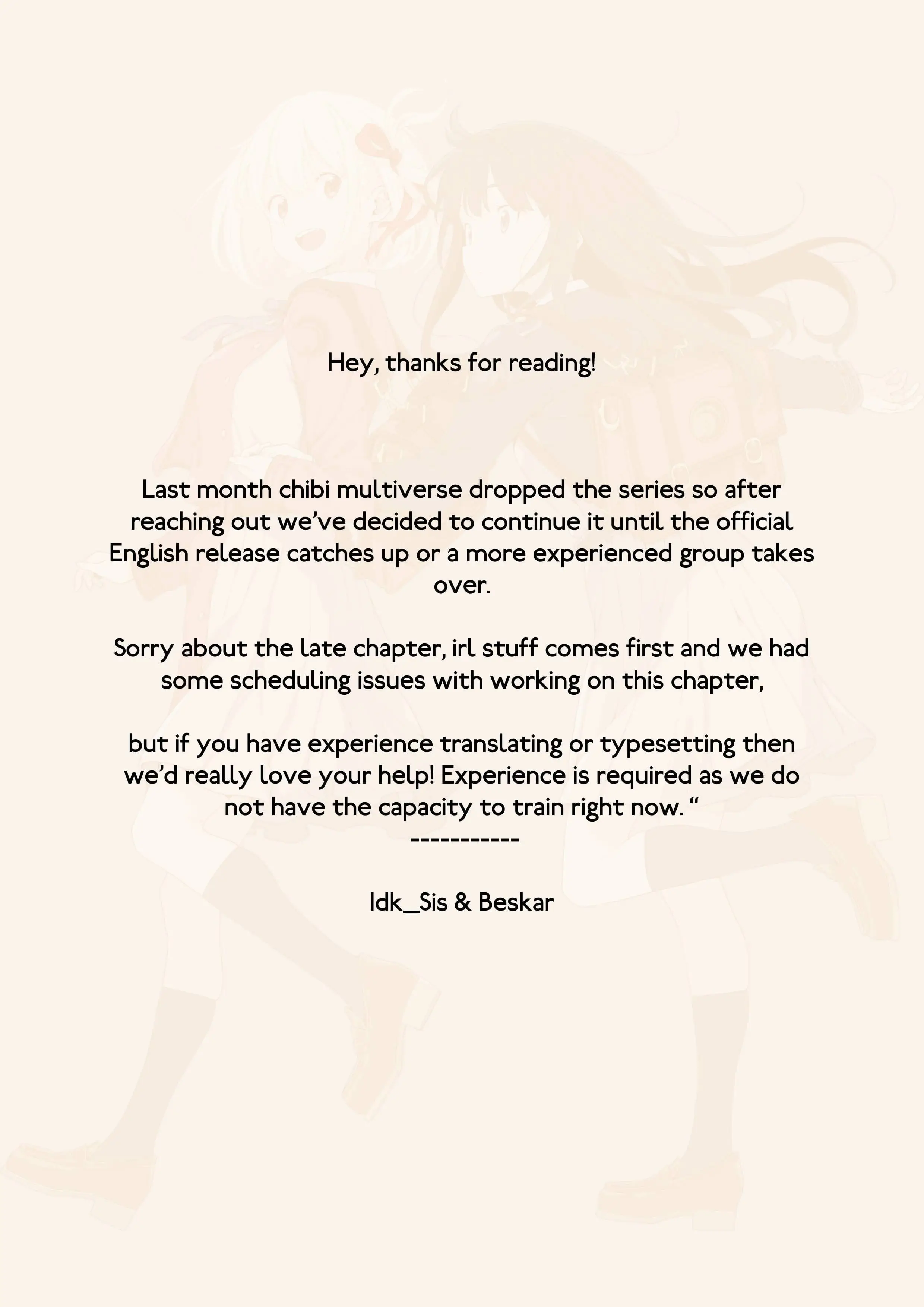 Read Lycoris Recoil ENGLISH Manga Online