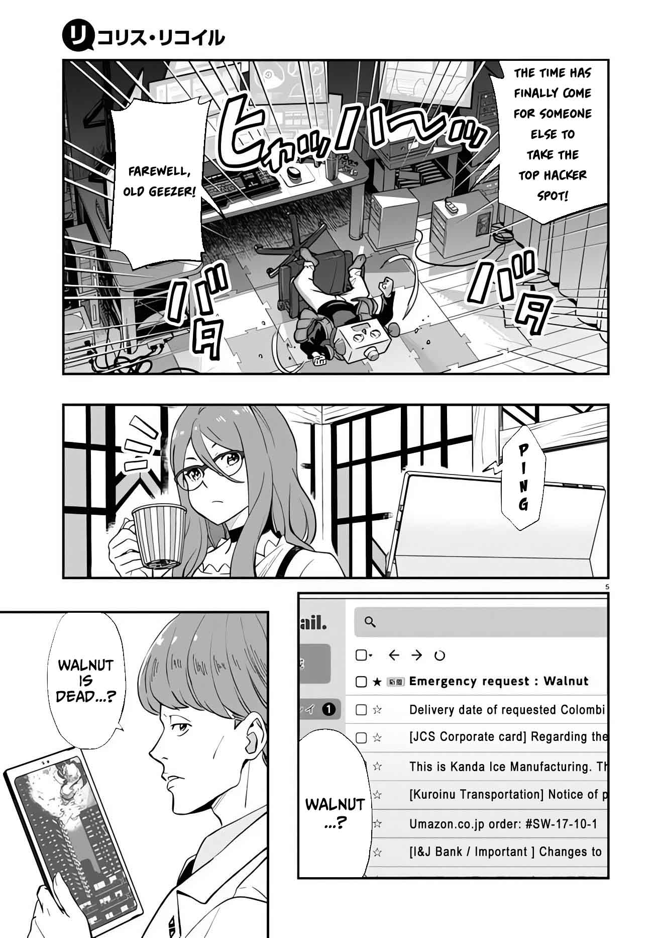 Read Lycoris Recoil ENGLISH Manga Online