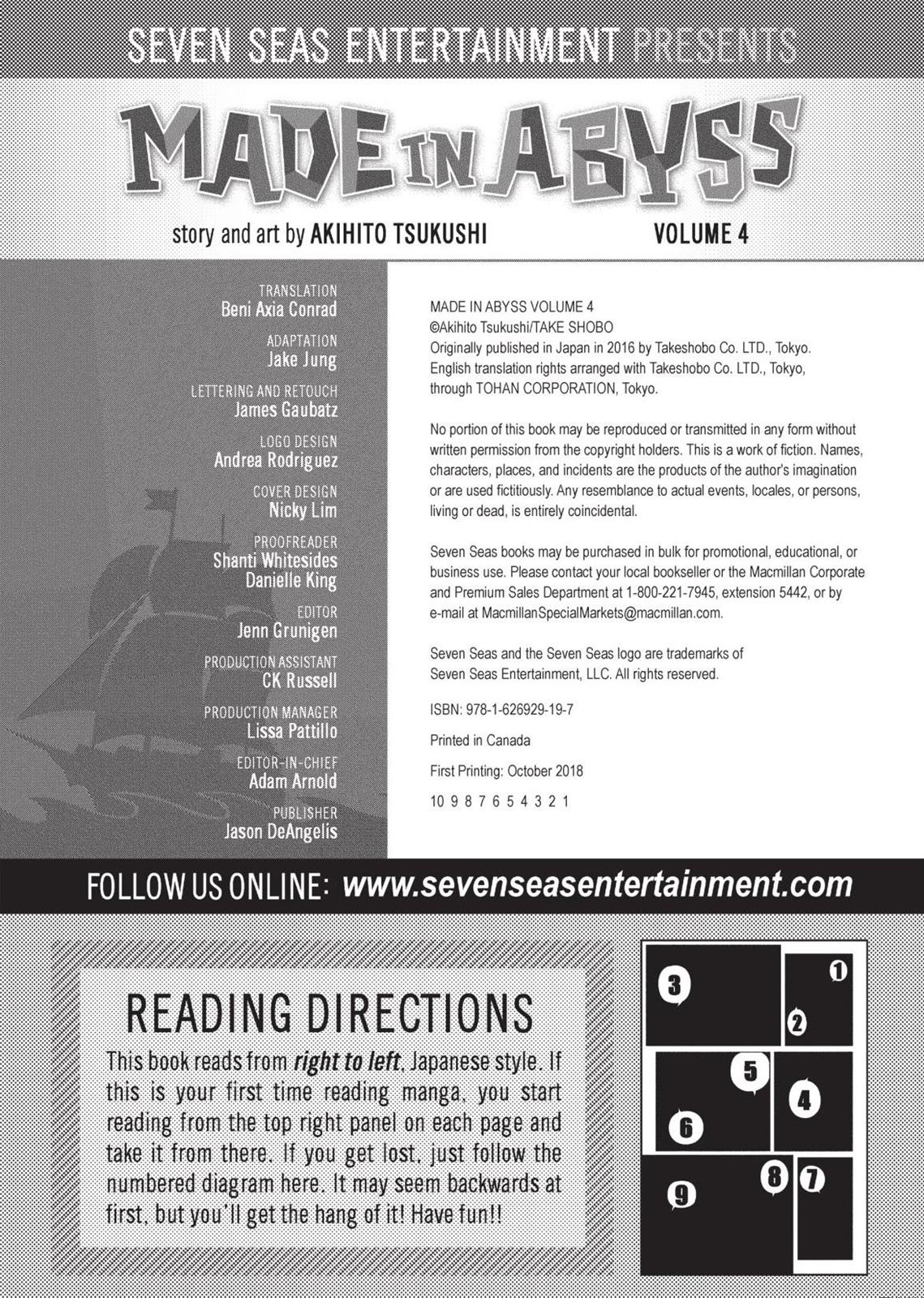 Read Made in Abyss ENGLISH Manga Online