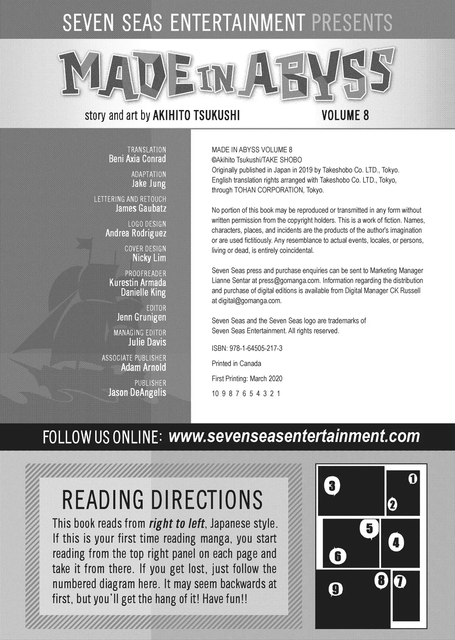 Read Made in Abyss ENGLISH Manga Online