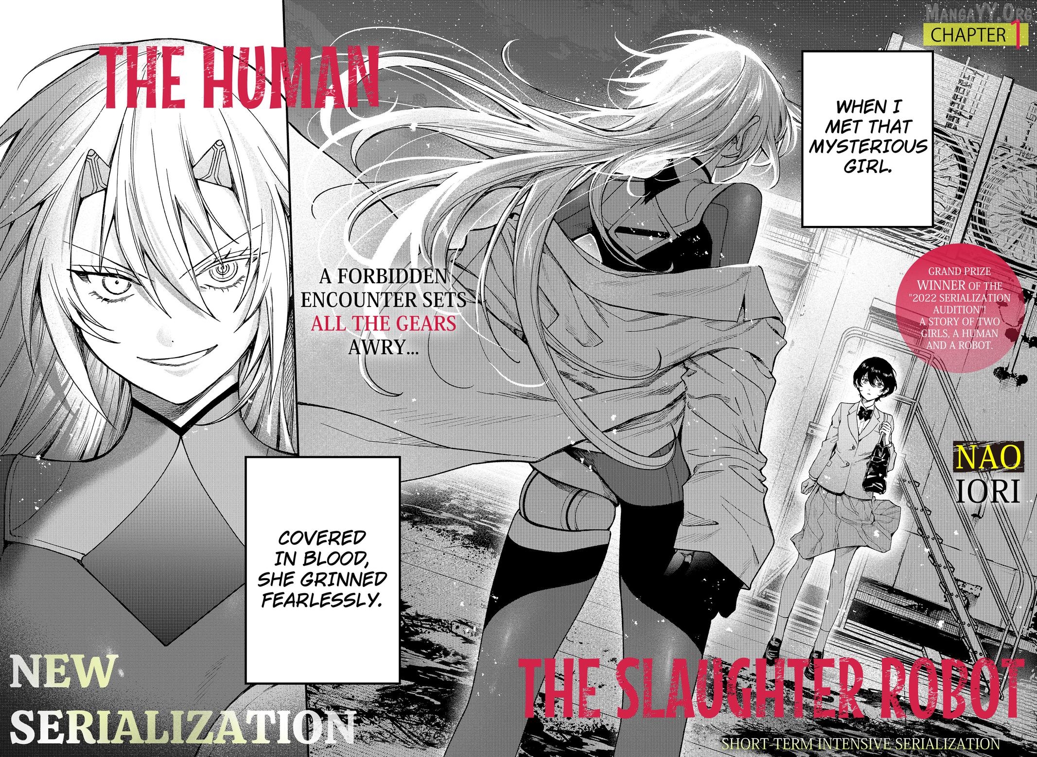 Read Manaka the Human and the Slaughter Robot ENGLISH Manga Online
