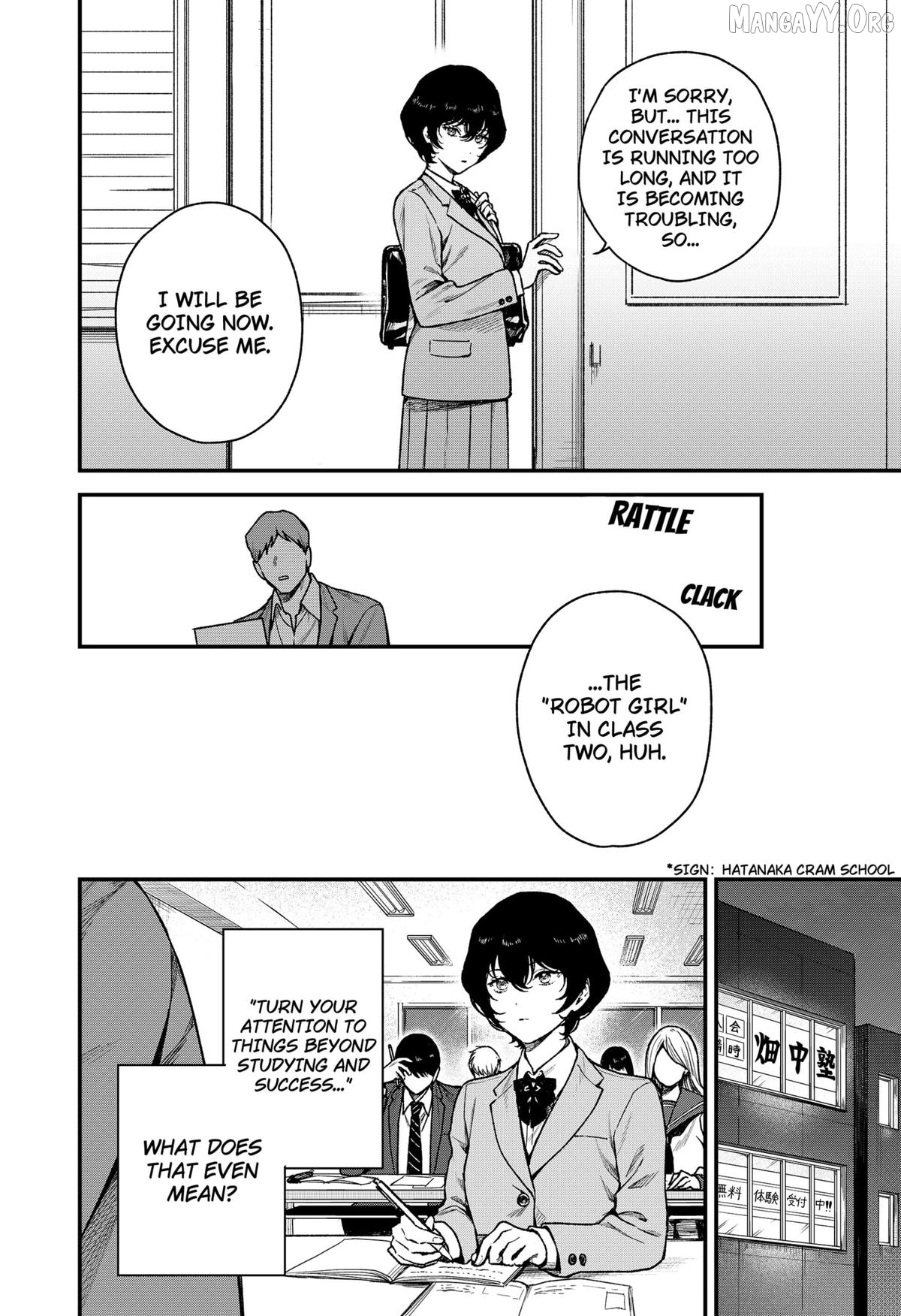 Read Manaka the Human and the Slaughter Robot ENGLISH Manga Online