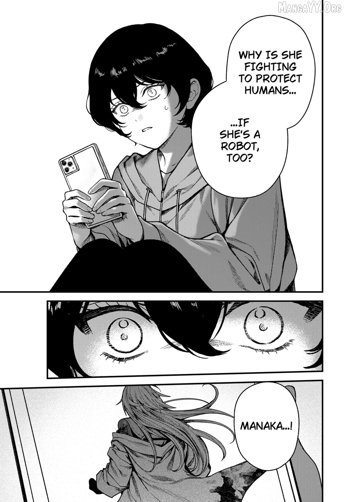 Read Manaka the Human and the Slaughter Robot ENGLISH Manga Online