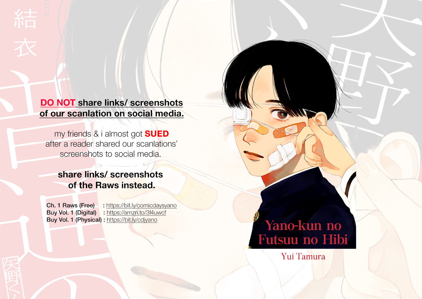 Read Mr. Yano's Ordinary Days ENGLISH Manga Online