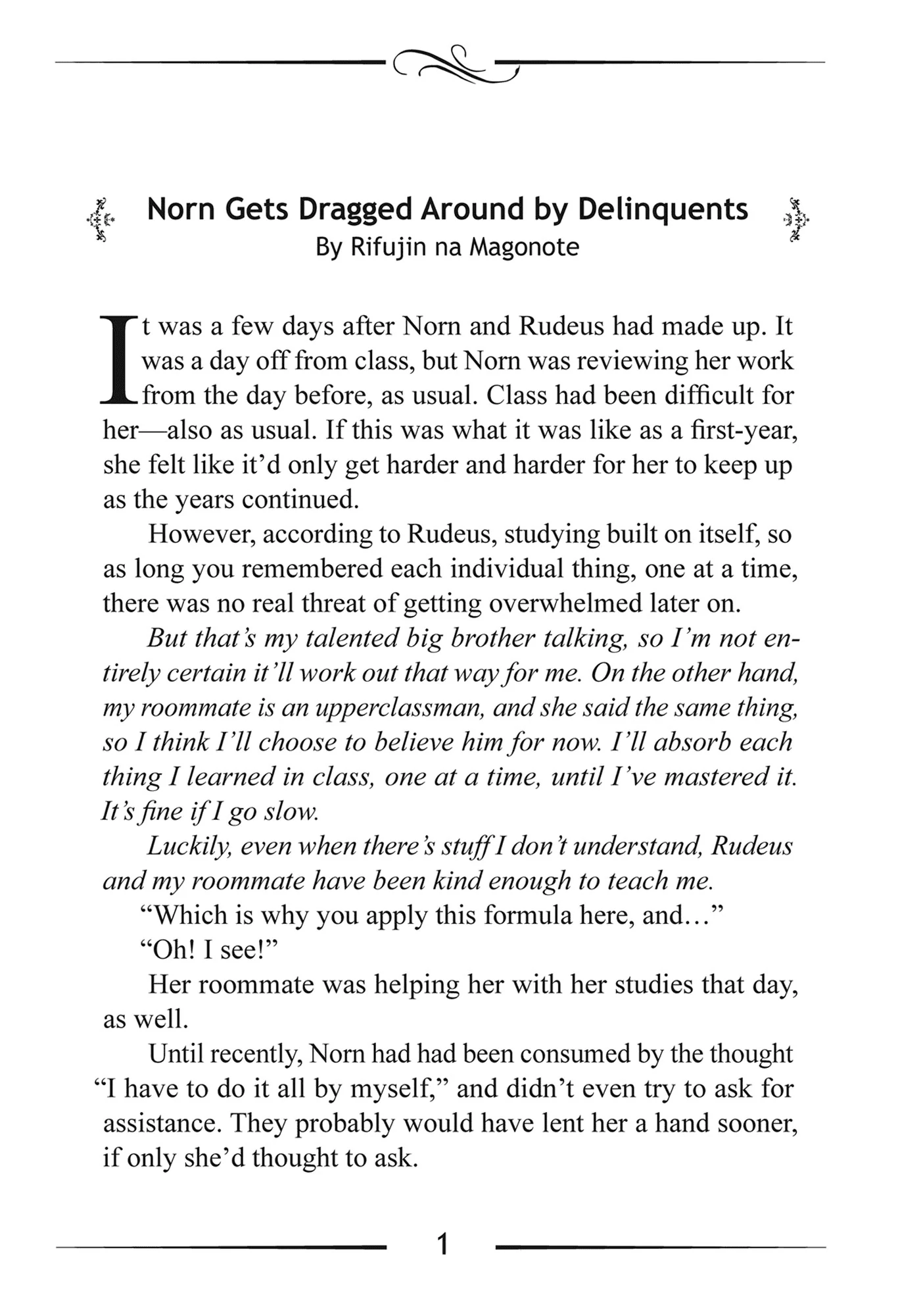 Read Mushoku Tensei_ Jobless Reincarnation ENGLISH Manga Online