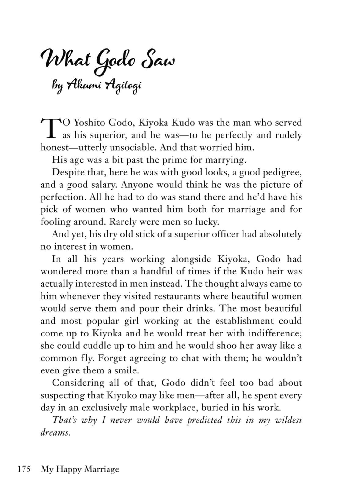 Read My Happy Marriage ENGLISH Manga Online