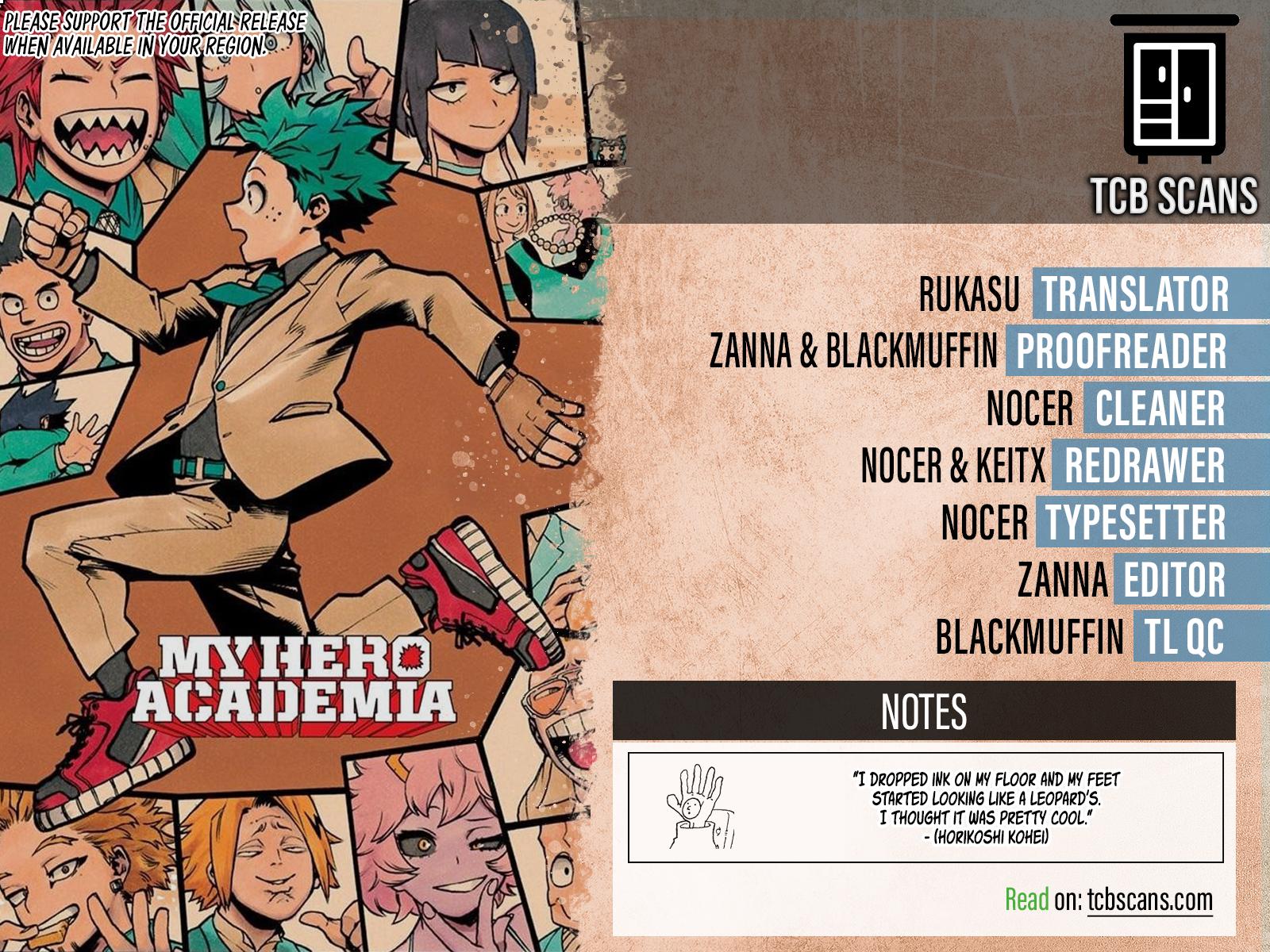 Read My Hero Academia ENGLISH Manga Online