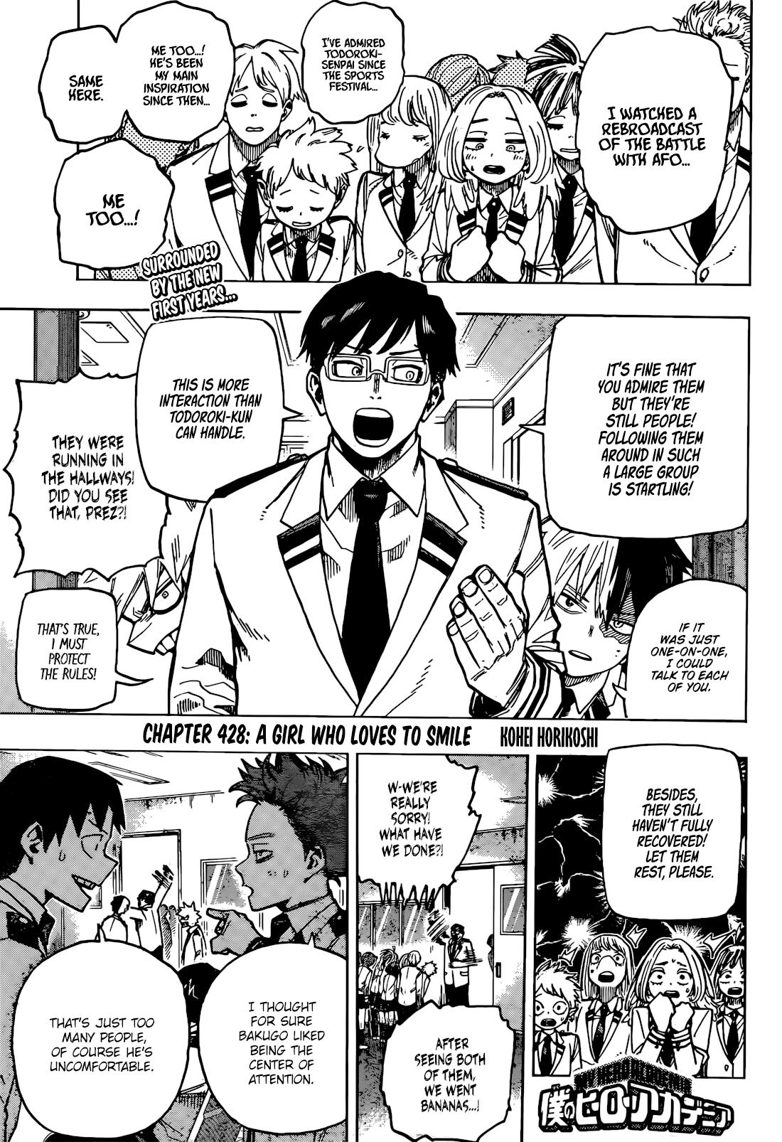 Read My Hero Academia ENGLISH Manga Online