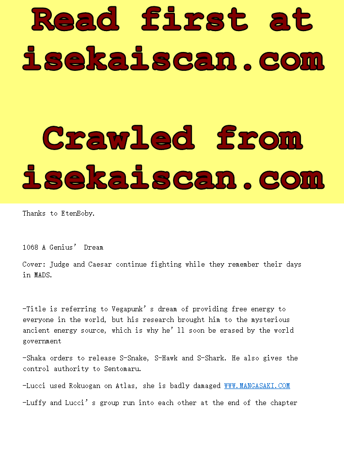 Read One Piece ENGLISH Manga Online