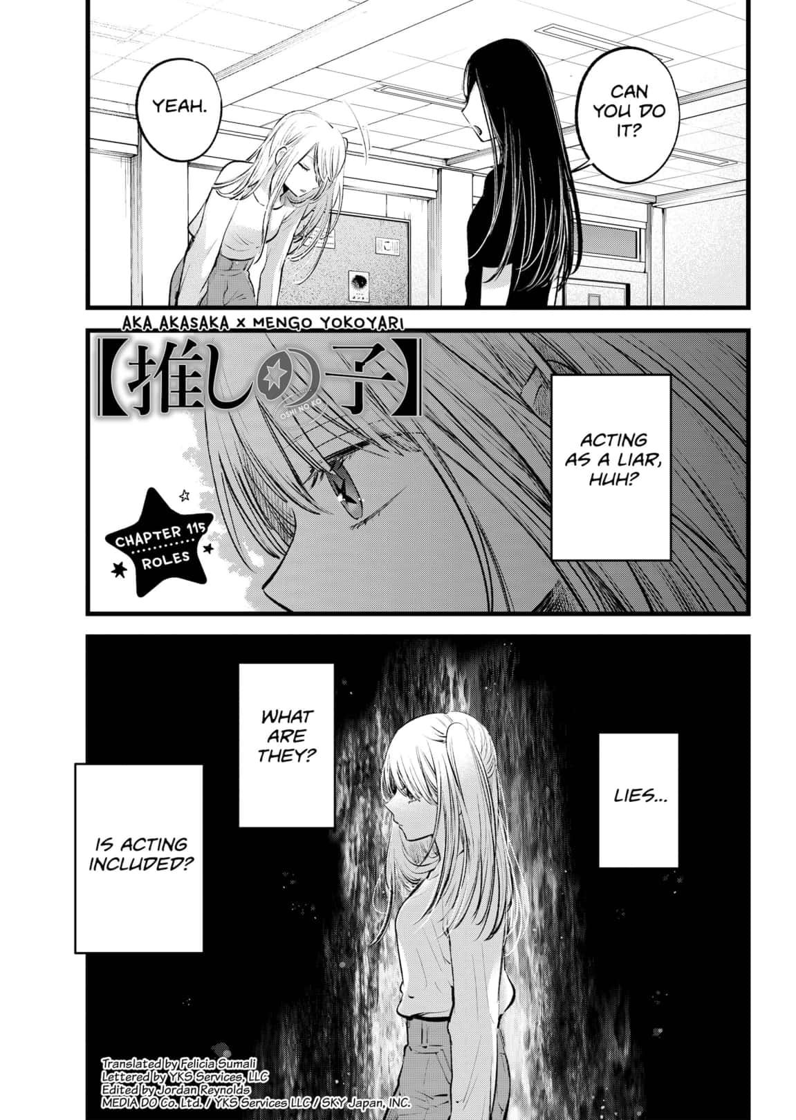 Read Oshi no Ko ENGLISH Manga Online