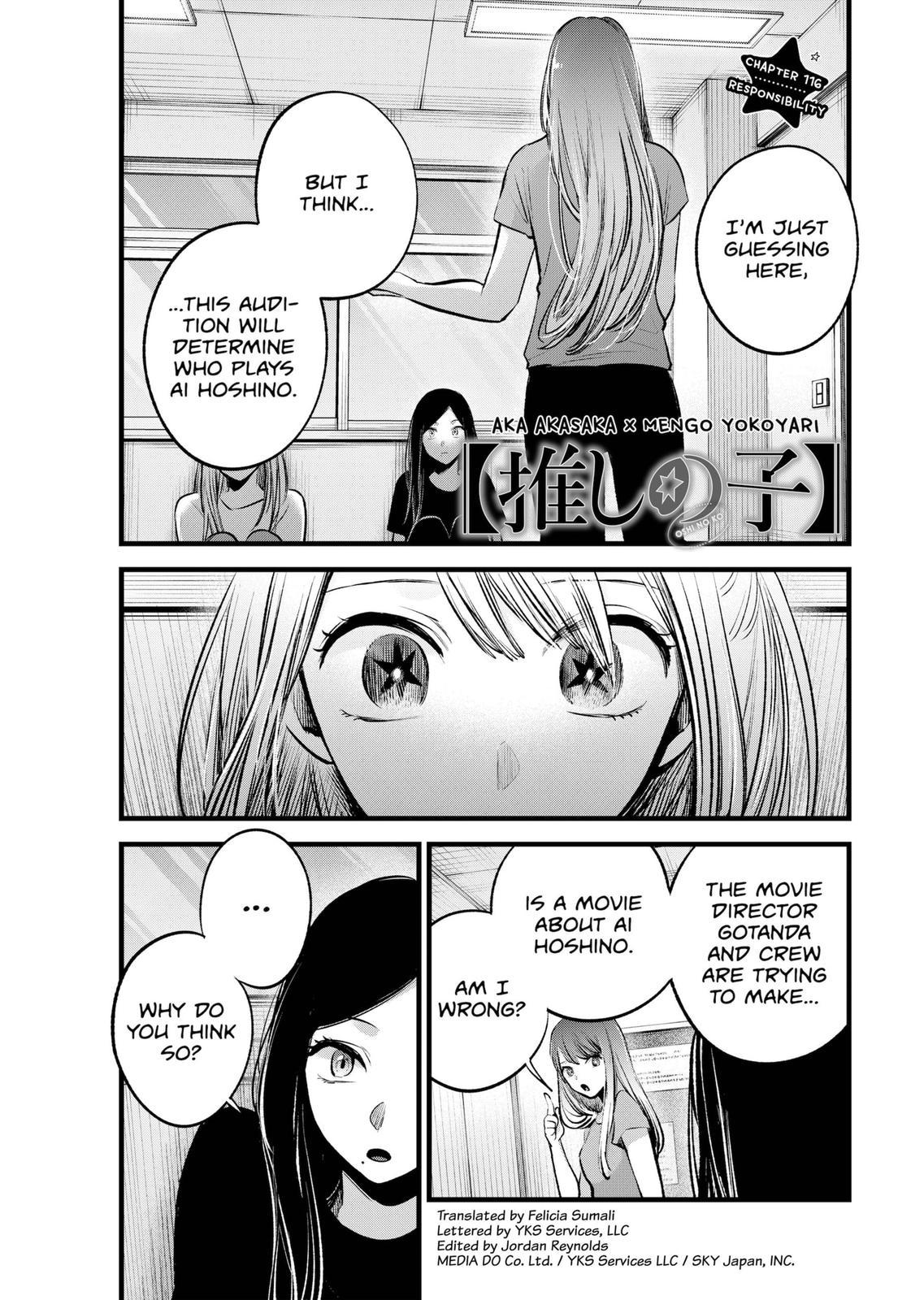 Read Oshi no Ko ENGLISH Manga Online