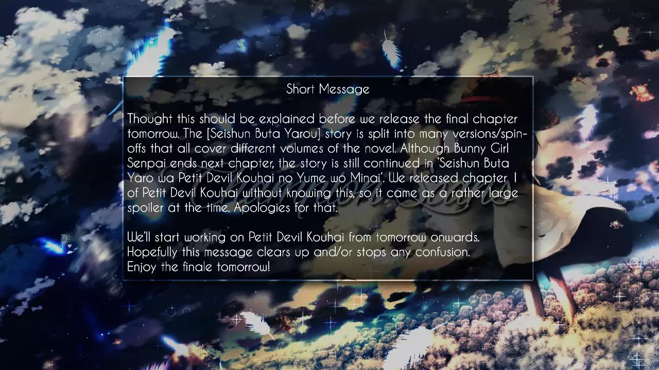 Read Rascal Does Not Dream of Bunny Girl Senpai ENGLISH Manga Online