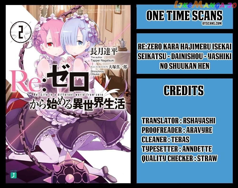 Read Re_Zero Kara Hajimeru Isekai Seikatsu - Dainishou - Yashiki no Shuukan Hen ENGLISH Manga Online