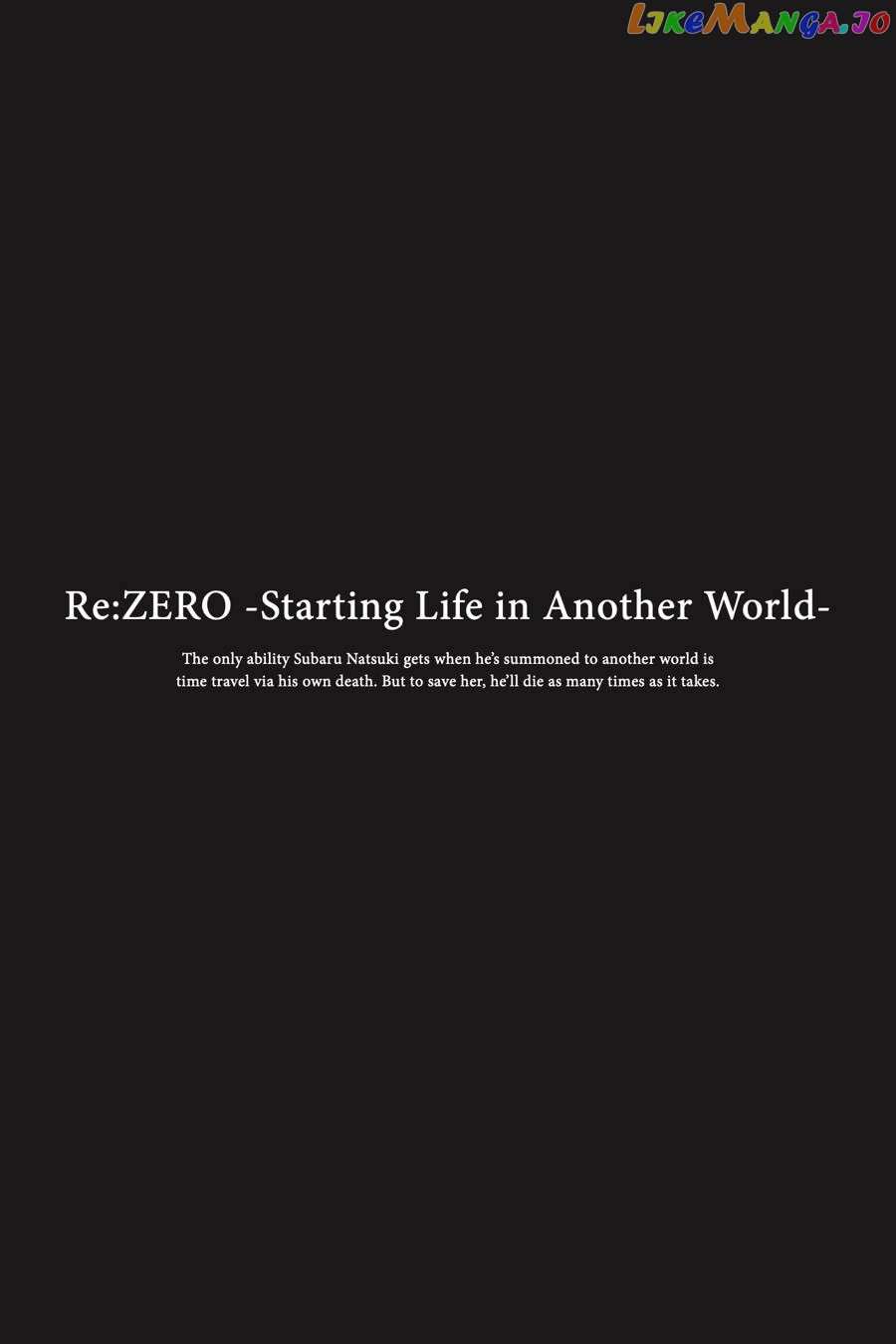 Read Re_Zero kara Hajimeru Isekai Seikatsu - Daisanshou - Truth of Zero ENGLISH Manga Online