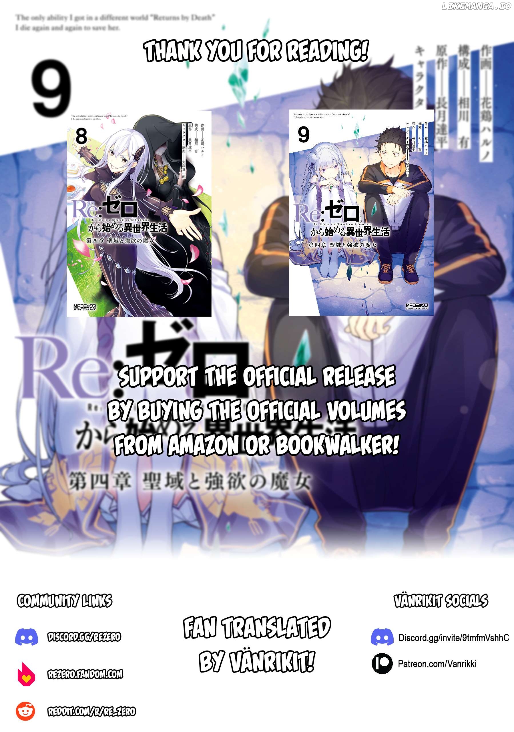 Read Re_zero Kara Hajimeru Isekai Seikatsu Dai 4-Shou - Seiiki To Gouyoku No Majo ENGLISH Manga Online