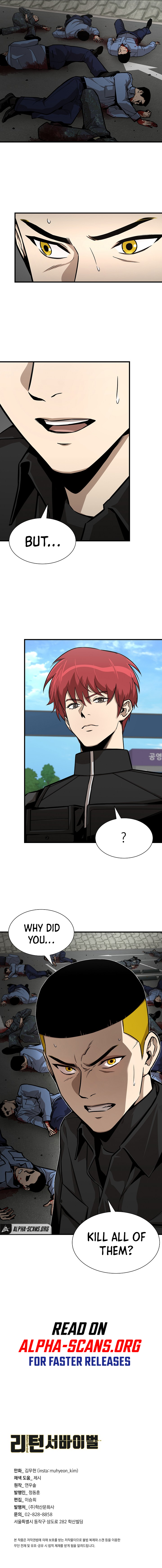 Read Return Survival ENGLISH Manga Online