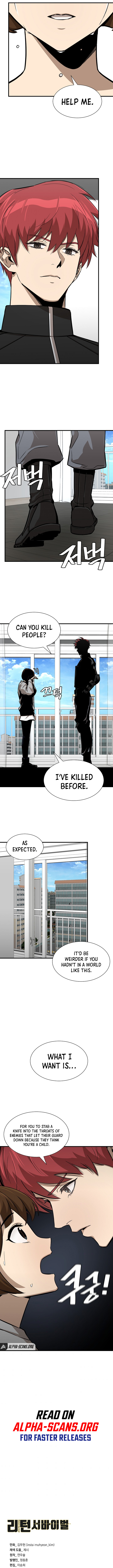 Read Return Survival ENGLISH Manga Online