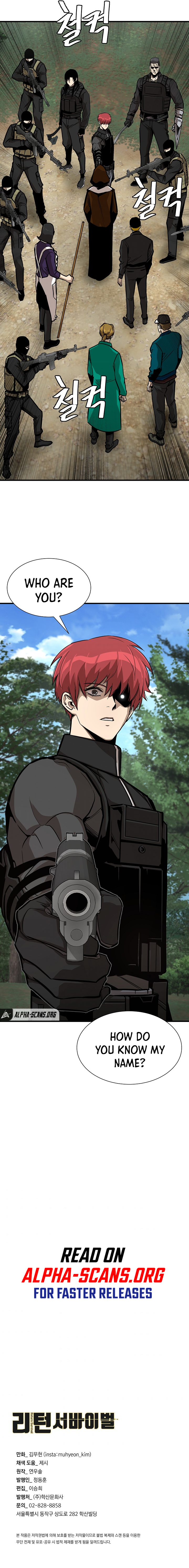 Read Return Survival ENGLISH Manga Online