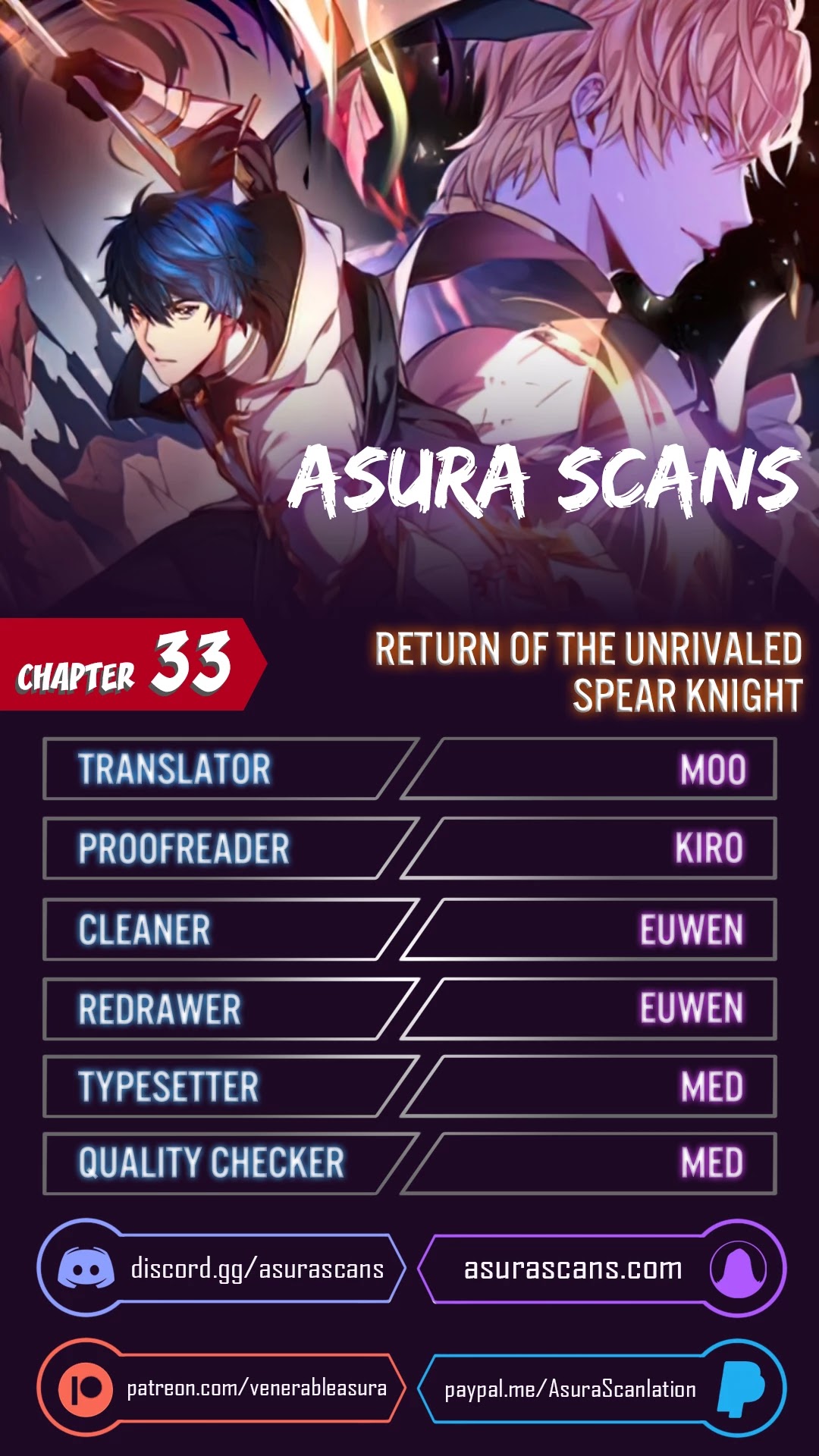 Read Return of the Legendary Spear Knight ENGLISH Manga Online