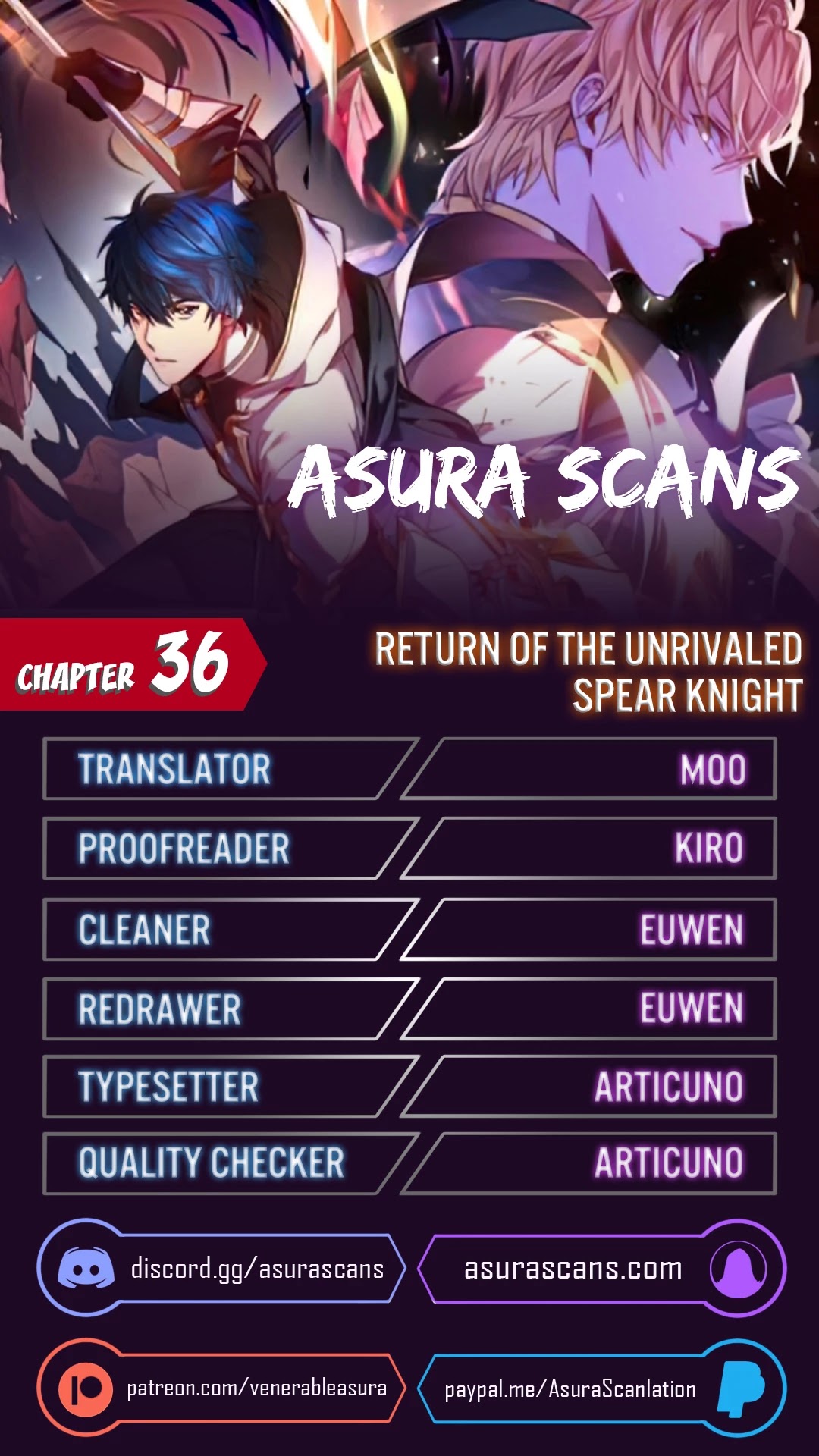 Read Return of the Legendary Spear Knight ENGLISH Manga Online