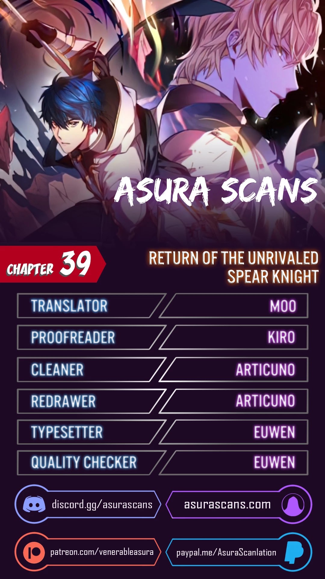 Read Return of the Legendary Spear Knight ENGLISH Manga Online