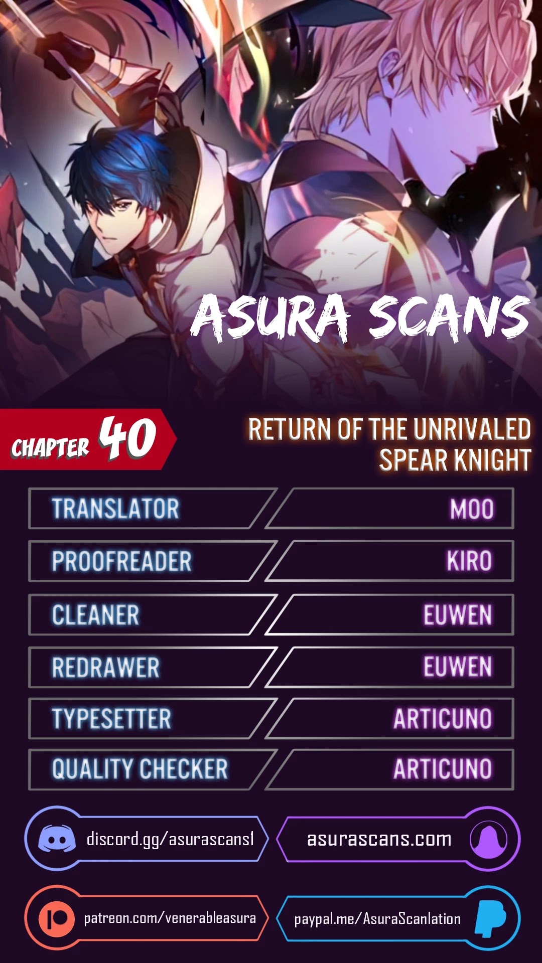 Read Return of the Legendary Spear Knight ENGLISH Manga Online