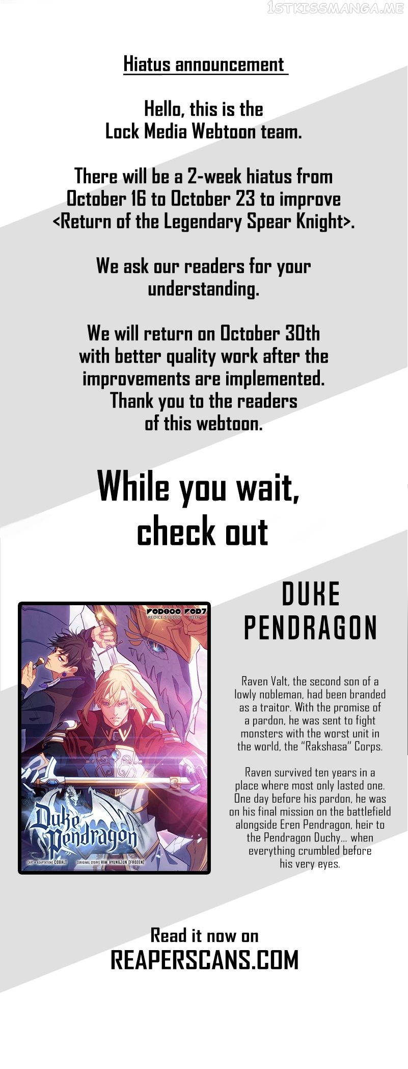 Read Return of the Legendary Spear Knight ENGLISH Manga Online