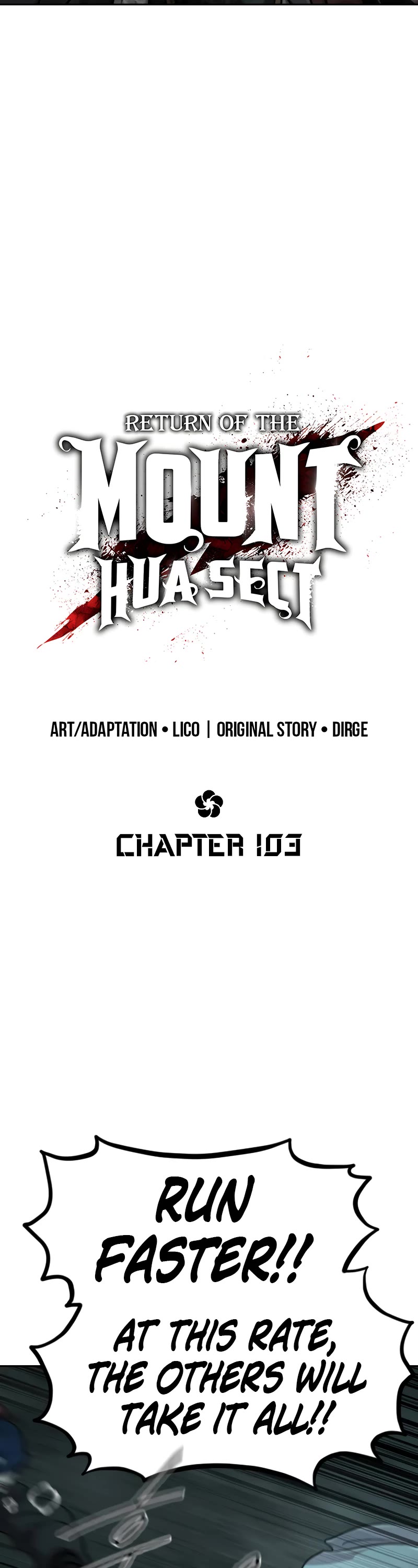 Read Return of the Mount Hua Sect ENGLISH Manga Online