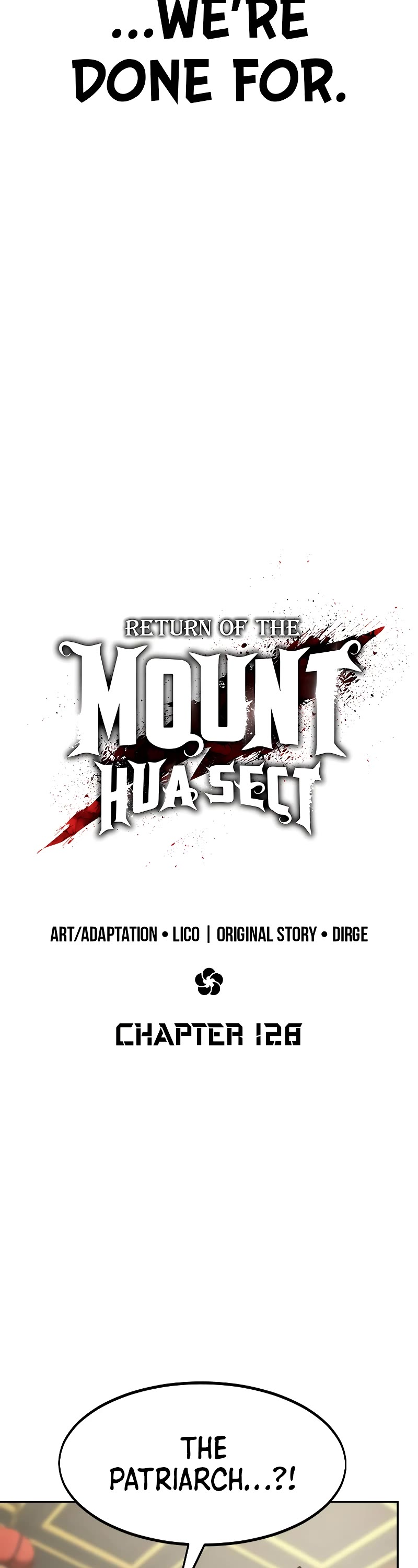 Read Return of the Mount Hua Sect ENGLISH Manga Online