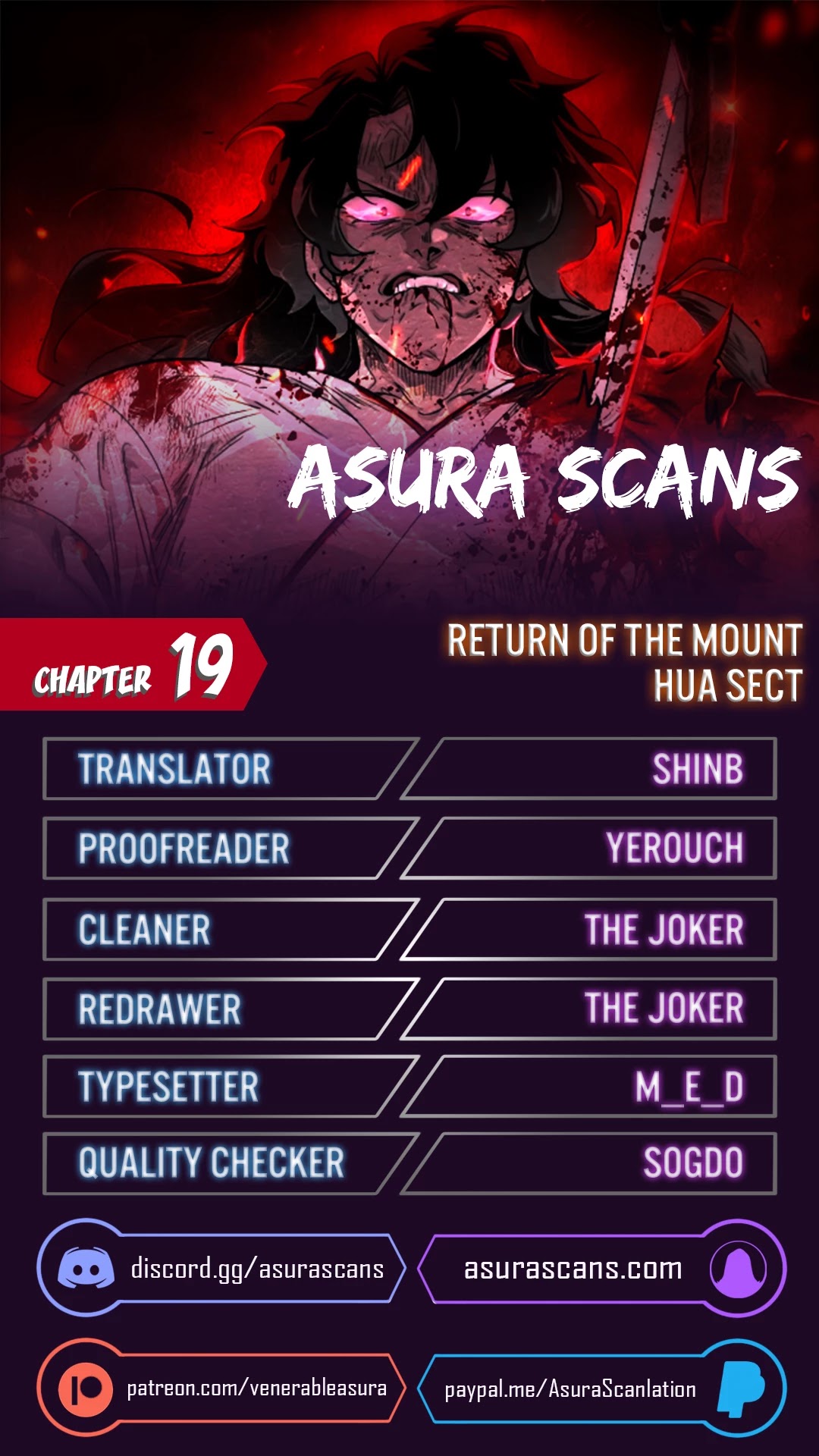 Read Return of the Mount Hua Sect ENGLISH Manga Online
