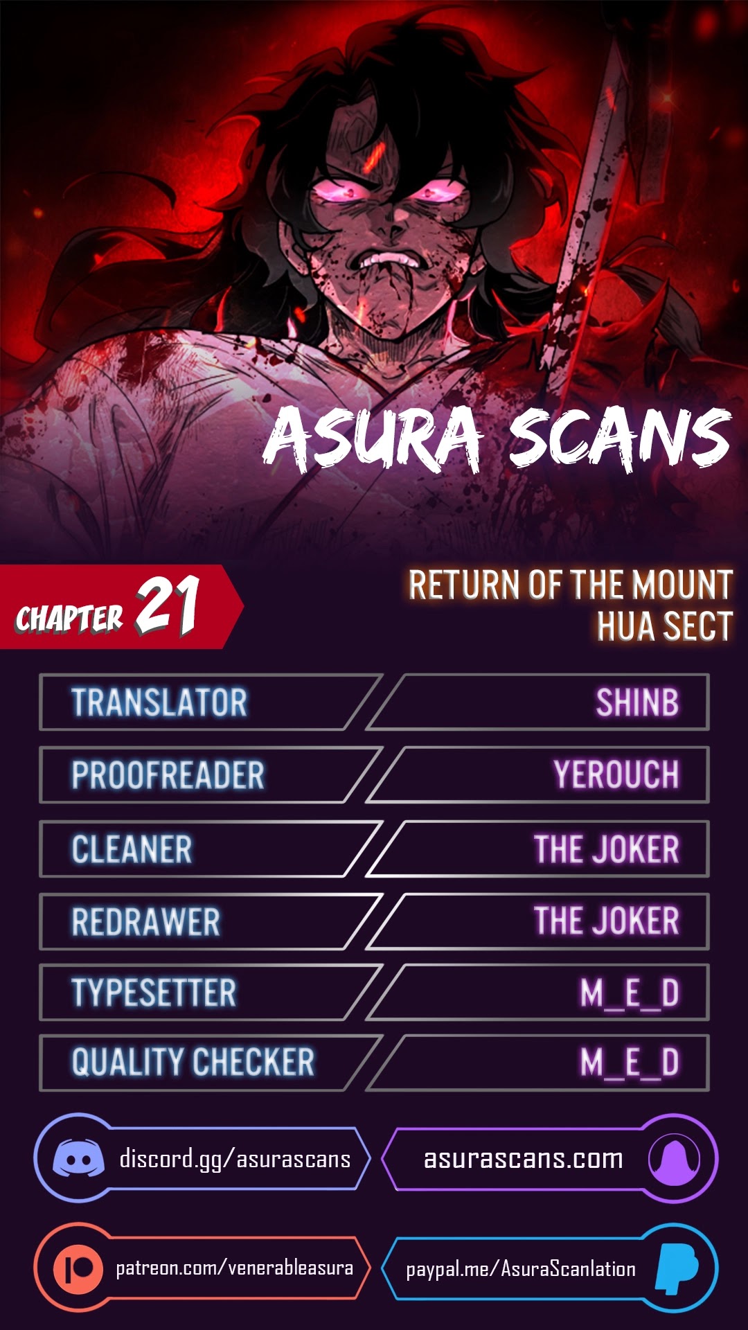Read Return of the Mount Hua Sect ENGLISH Manga Online